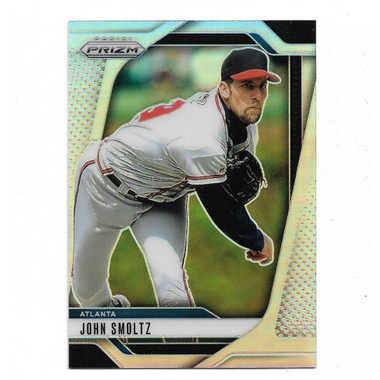 John Smoltz 2025 Panini Prizm Silver Holo # 83
