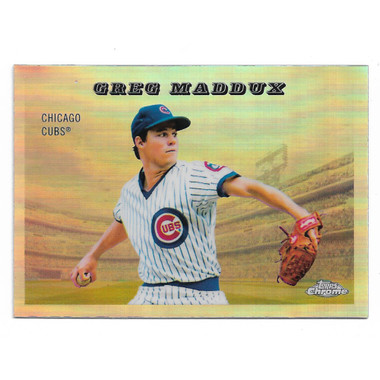 Greg Maddux 2025 Topps Chrome Platinum Anniversary '55 Rails & Sails # 16