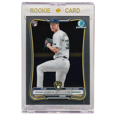 Jacob Misiorowski Milwaukee Brewers 2026 Bowman Chrome # 65 Rookie Card