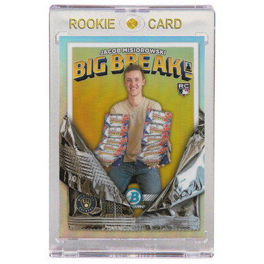 Jacob Misiorowski Milwaukee Brewers 2026 Bowman Chrome Big Breaks # 12 Rookie Card