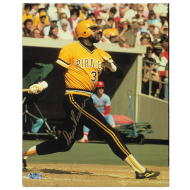 Dave Parker Autographed 8x10 Photograph - Yellow Jersey (Hunt Auctions)