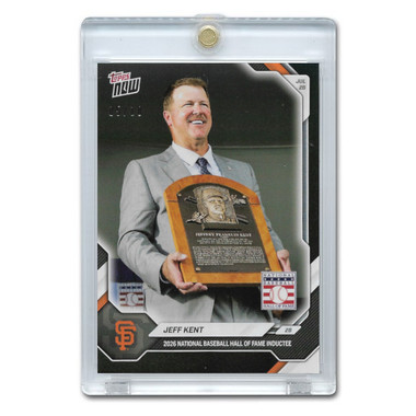 Jeff Kent Hall of Fame Induction 2026 Topps Now Black Foil # 489 Ltd Ed of 10