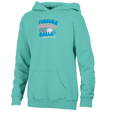 Youth Baseball Hall of Fame Comfort Wash Mint Hooded Sweatshirt