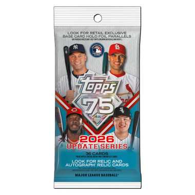 2026 Topps Update Series Baseball 36 Card Fat Pack