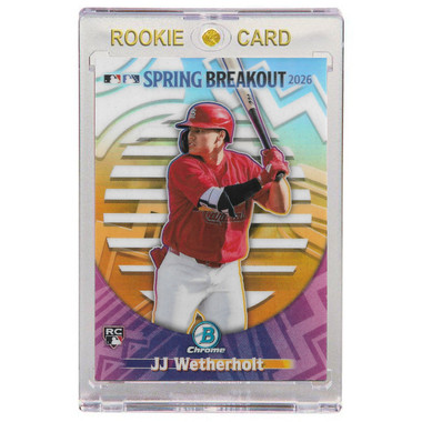 JJ Wetherholt St. Louis Cardinals 2026 Bowman Chrome Spring Breakout # 2 Rookie Card