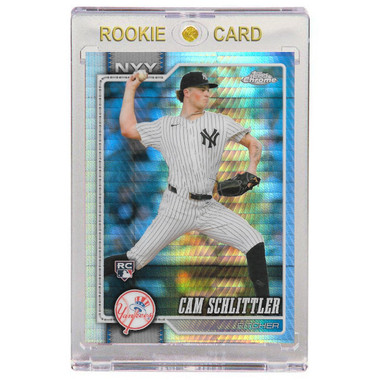 Cam Schlittler New York Yankees 2026 Topps Chrome Prism Refractor # 262 Rookie Card