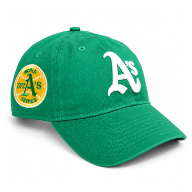 Men's New Era Oakland Athletics 1972 World Series Patch 9TWENTY Adjustable Cap