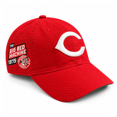 Men's New Era Cincinnati Reds 1975 World Series Patch 9TWENTY Adjustable Cap