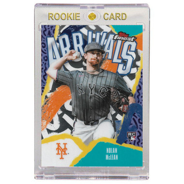 Nolan McLean New York Mets 2026 Topps Finest Arrivals # 7 Rookie Card