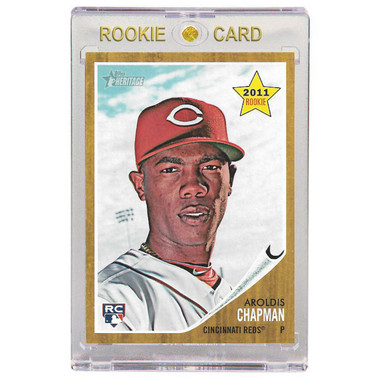 Aroldis Chapman Cincinnati Reds 2011 Topps Gold # 199 Rookie Card