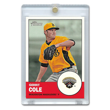 Gerrit Cole 2012 Topps Heritage Minors # 1 Pre-Rookie Card