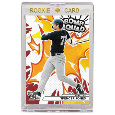 Spencer Jones New York Yankees 2026 Donruss Bomb Squad # 10 Rookie Card
