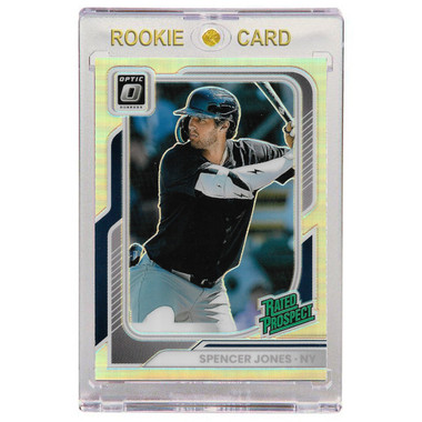 Spencer Jones New York Yankees 2026 Donruss Optic Silver Holo # 178 Rookie Card