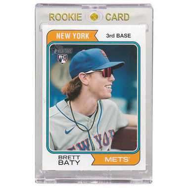 Brett Baty New York Mets 2023 Topps Heritage # 265 Rookie Card