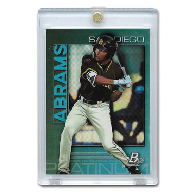 C.J. Abrams 2020 Bowman Platinum Top Prospect # 10 Pre-Rookie Card