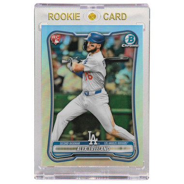 Alex Freeland Los Angeles Dodgers 2026 Bowman Chrome Red Rookie Logo Refractor # 31 Rookie Card