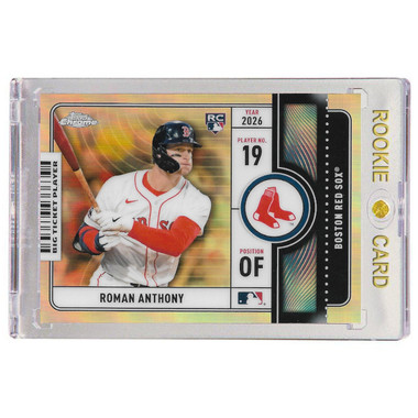 Roman Anthony Boston Red Sox 2026 Topps Chrome Big Ticket # 23 Rookie Card