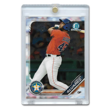 Yordan Alvarez 2019 Bowman Chrome Prospects # BCP-123 Pre-Rookie Card
