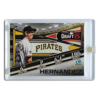 Seth Hernandez 2025 Bowman Chrome Draft Night # 5 Pre-Rookie Card