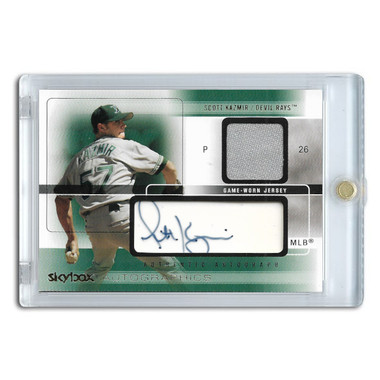 Scott Kazmir 2005 Fleer Autographics Authentic Game Jersey # AGJ-SK Ltd Ed of 45