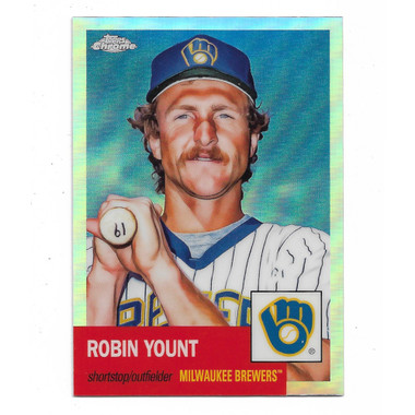 Robin Yount 2024 Topps Chrome Platinum Anniversary Refractor # 409