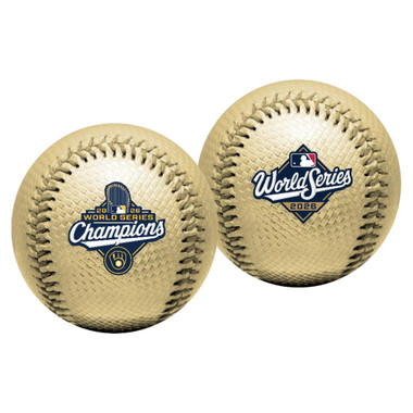 Milwaukee Brewers Rawlings 2026 World Series Champions Gold Baseball