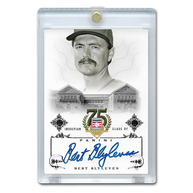 Bert Blyleven Autographed Card 2014 Panini Cooperstown HOF 75th Anniversary # 4