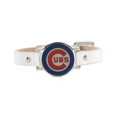Rustic Cuff Chicago Cubs Leather Women’s “Betsy” Bracelet