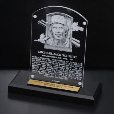 Mike Schmidt Acrylic Replica Hall of Fame Plaque