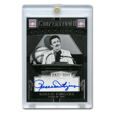 Rollie Fingers Autographed Card 2015 Panini Cooperstown # 43