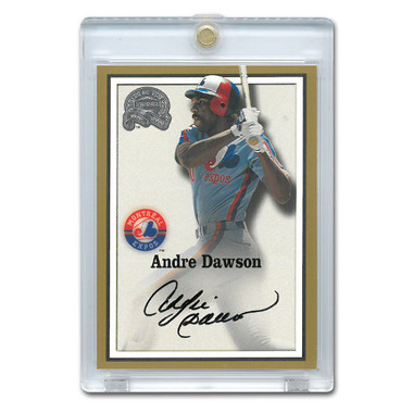 Andre Dawson Autographed Card 2000 Fleer Greats of the Game