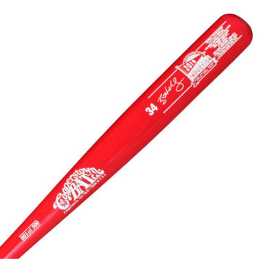 Roy Halladay Baseball Hall of Fame 2019 Induction Limited Edition Full Size 34" Career Stat Bat - Red