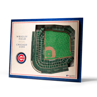 Chicago Cubs 5 Layer 17 x 13 StadiumViews 3D Wall Art