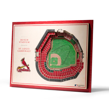 St. Louis Cardinals 5 Layer 17 x 13 StadiumViews 3D Wall Art