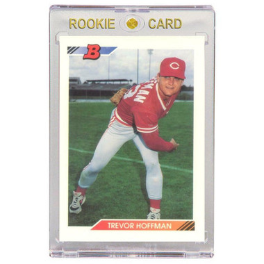 Trevor Hoffman Cincinnati Reds 1992 Bowman # 11 Rookie Card