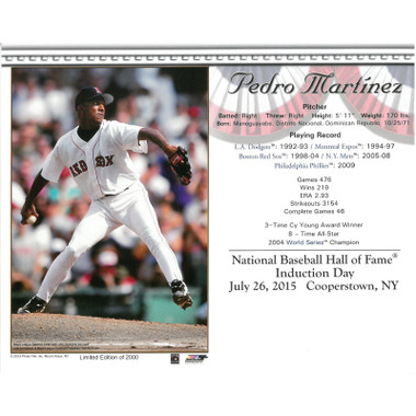 Pedro Martinez 'Who's Your Daddy' Autographed Limited Edition of 45 Framed  24 x 36 Canvas Giclee (Justyn Farano)