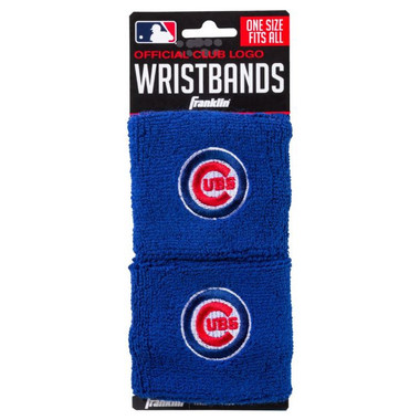 Franklin Sports Chicago Cubs Pair of 2.5" Wristbands