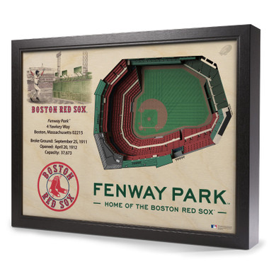 Boston Red Sox 25 Layer 25 x 19 StadiumViews 3D Wall Art