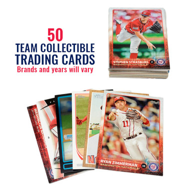 Washington Nationals 50 Card Team Baseball Card Lot