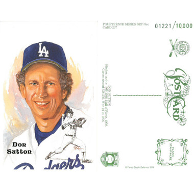 Perez-Steele Don Sutton Limited Edition Postcard