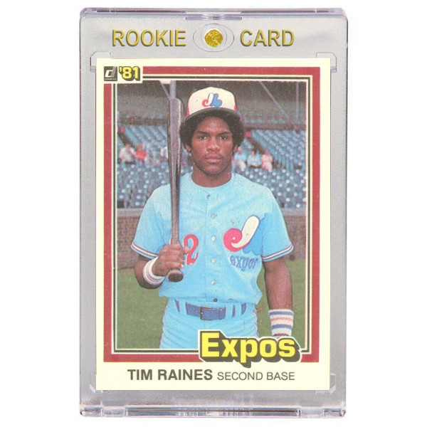 Tim Raines Montreal Expos 1981 Donruss # 538 Rookie Card