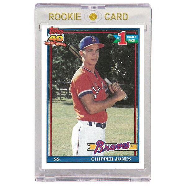 Chipper Jones Atlanta Braves 1991 Topps # 333 Rookie Card