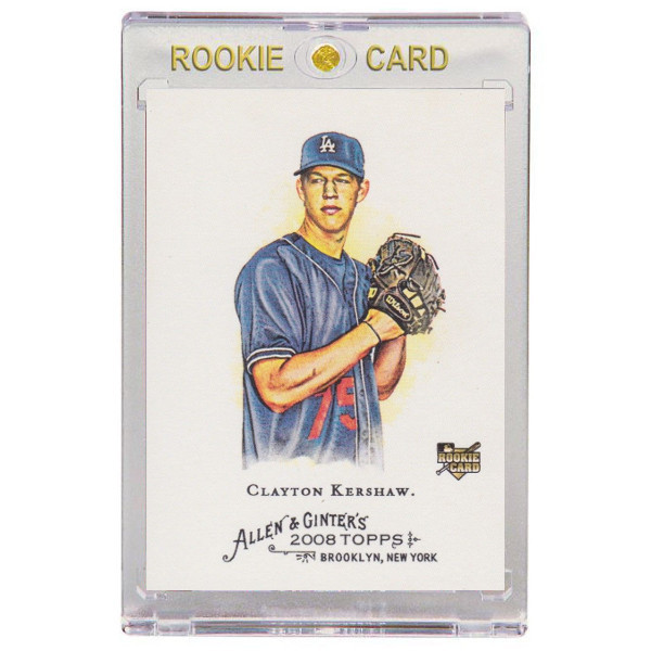 Clayton Kershaw Los Angeles Dodgers 2008 Topps Allen & Ginter # 72 Rookie Card