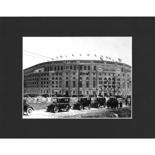 Matted 8x10 Photo- Yankee Stadium