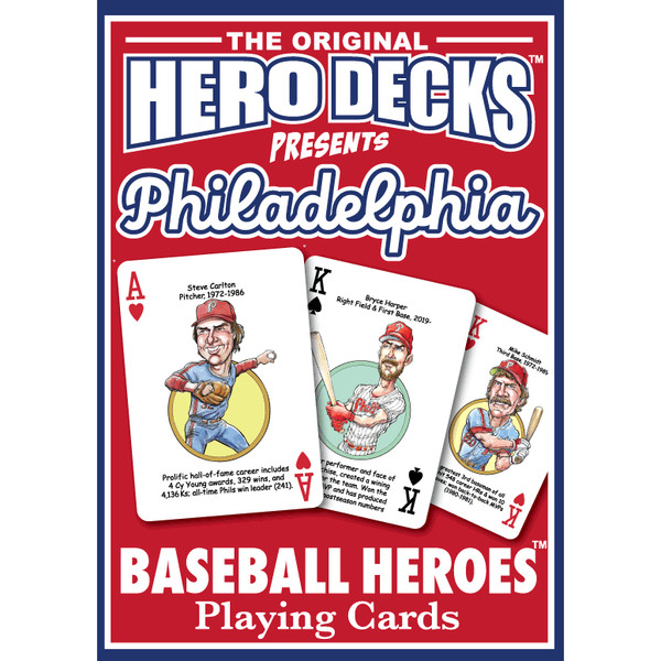 Hero Decks Caricature Playing Cards For Philadelphia Phillies Fans (4th Edition)