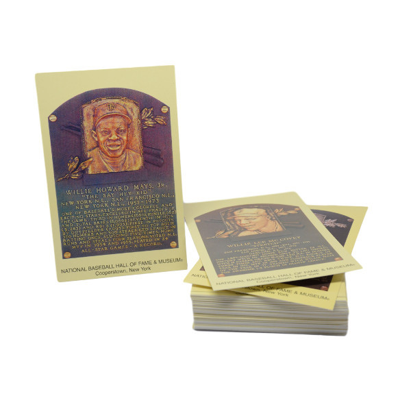 San Francisco Giants Baseball Hall of Fame Plaque Postcard Team Set (64)