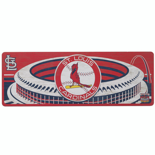 Open Road St. Louis Cardinals 10 x 28 Wood Cooperstown Collection Wall Art