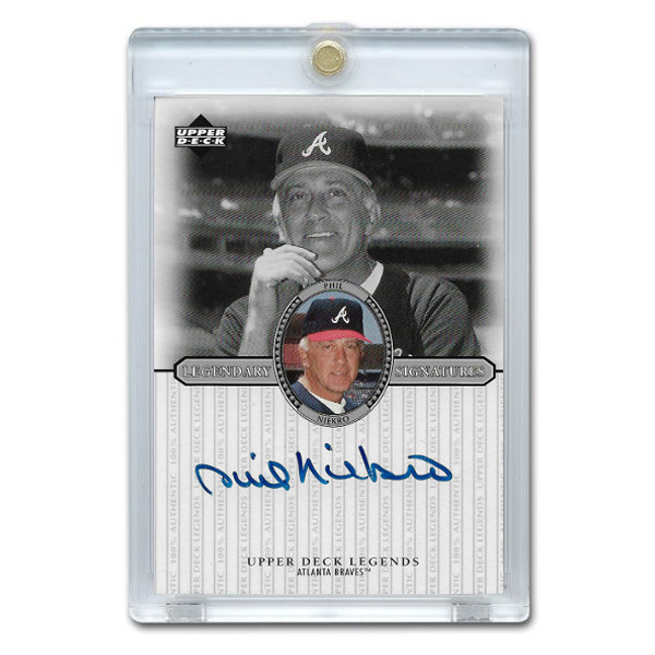 Phil Niekro Autographed Card 2000 Upper Deck Century Legends