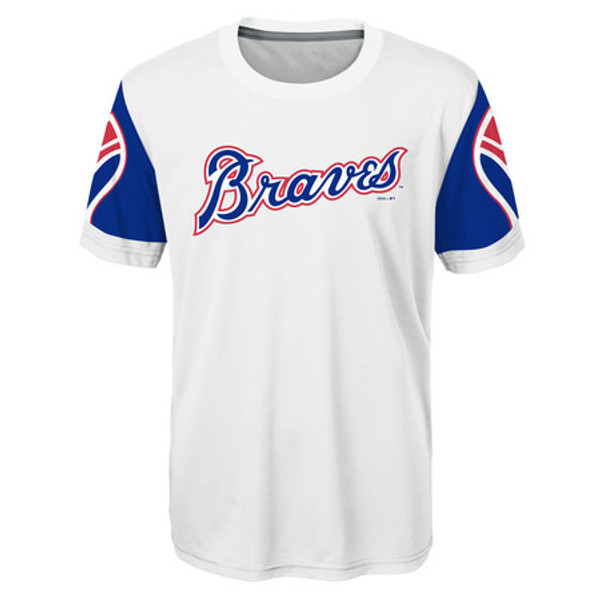 Youth Hank Aaron Atlanta Braves Cooperstown Collection Jersey Tee