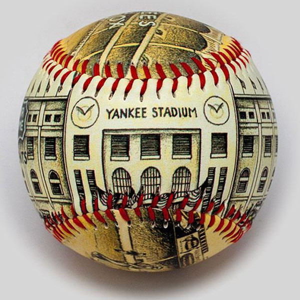 Yankee Stadium Opening Day 1923 Unforgettaballs Limited Commemorative Baseball with Lucite Gift Box